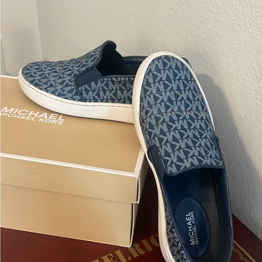Michael Kors Women's Blue Slip-On Shoes